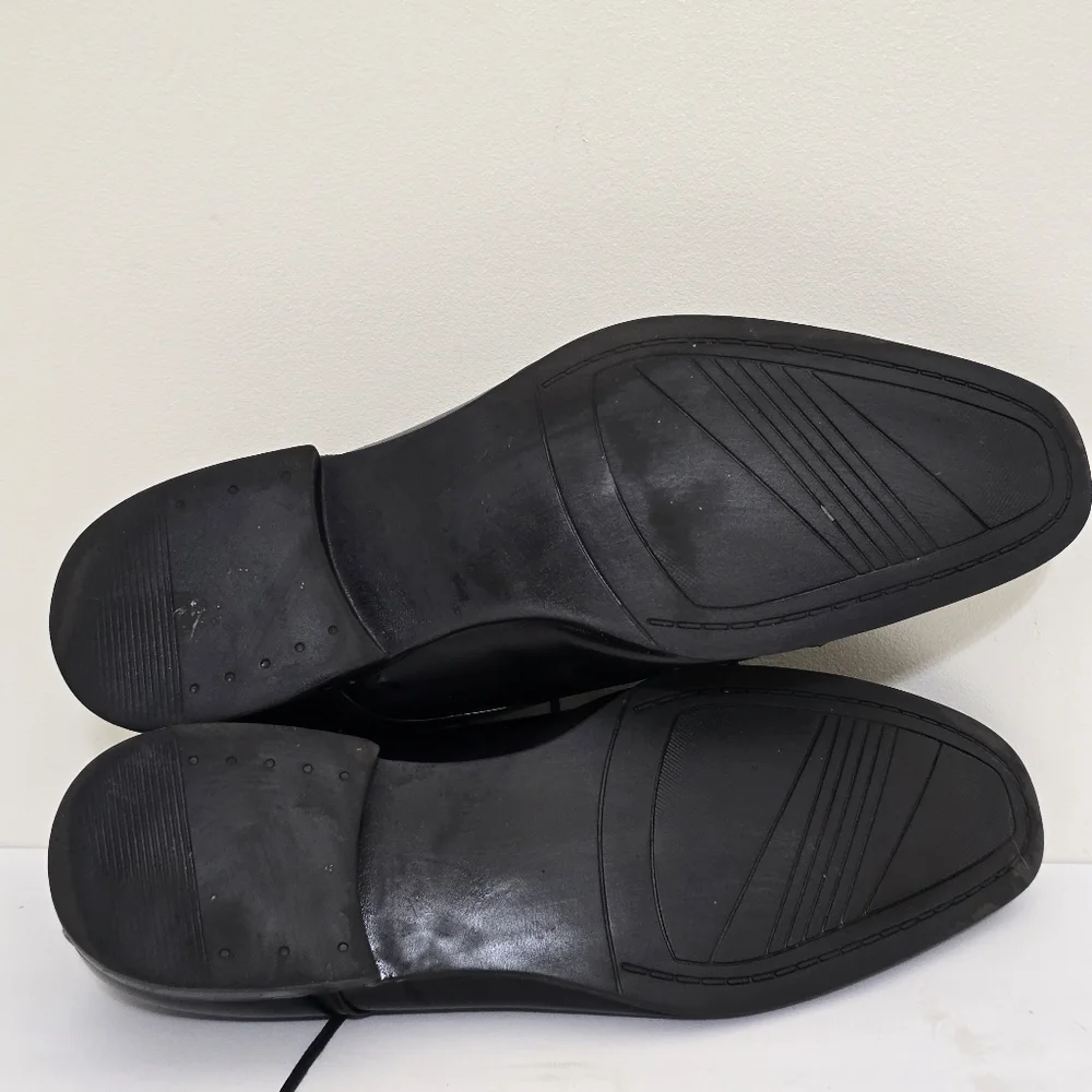 ALFANI size 12 Seth Lace Up Oxford Dress Shoes‎ Black